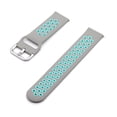 thumbnail image 1 of Tignapoo Versatile 22mm Silicone Watch Strap with Breathable Design - Adjustable Buckle Band for Smartwatches, Available in Grey & Blue, Lightweight and Eco-Friendly for Sports and Daily Wear., 1 of 6