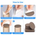 thumbnail image 4 of EEEkit 12pcs Furniture Pads Non-Slip, Anti-Scratch Floor Pads for Hardwood Floors, 4 of 5