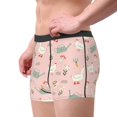 thumbnail image 2 of Susaid Chicken And Goose Print Men's Mesh Boxer Briefs Cooling Breathable Sports Underwear Wide Waistband Boxer Briefs W/Fly-Medium, 2 of 5