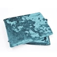 thumbnail image 3 of Home Soft Things Crushed Velvet 4 Piece Throw Pillow Cover Set - Storm Blue - 20" x 20", 3 of 7