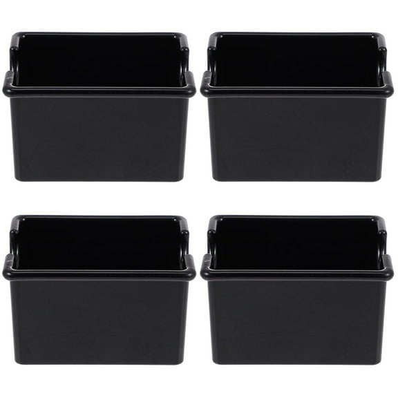 4 Pieces Sugar Holder for Coffee Bar Creamer Container Boxes Lid Black