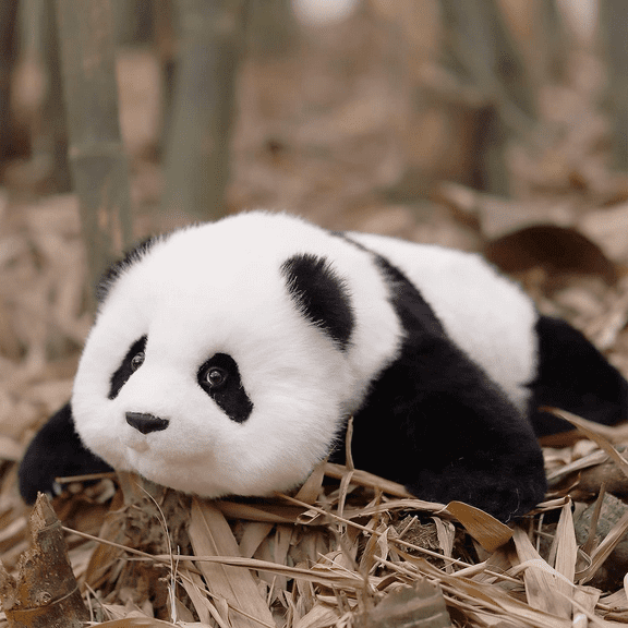 Bootesun Weighted Stuffed Animals, 18"  Panda Plush Toys, Cute Soft Plushies, Suitable Hugging Stuffed Animals, Collection Value Plushies, Kawaii Home Decors, Christmas Birthday Gift for Teens Adults