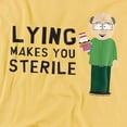 thumbnail image 2 of South Park T-Shirt Lying Makes You Sterile Unisex Graphic Tee For Men & Women, 2 of 7