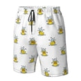 thumbnail image 4 of Balery Rubber Duck Showe Traje de Baño Estilo Hawaiano para Hombre, Shorts de Secado Rápido con Bolsillos-3X-Large, 4 of 6