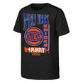 thumbnail image 2 of Youth Black New York Knicks 2025 NBA Playoffs Hype T-Shirt, 2 of 3
