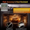 thumbnail image 4 of LINKPAL Precision Products Instant Remote Read Wired Probe Digital Meat Food Grill BBQ Cooking Kitchen Thermometer with Timer Alarm, 4 of 7