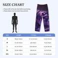 thumbnail image 2 of Salouo Purple Hippo In Water Print Pajama Pants for Men, Lounge Pants Elastic Waistband Casual Men's sleepwear Loungewear Sleep Pajama Pant -Large, 2 of 7