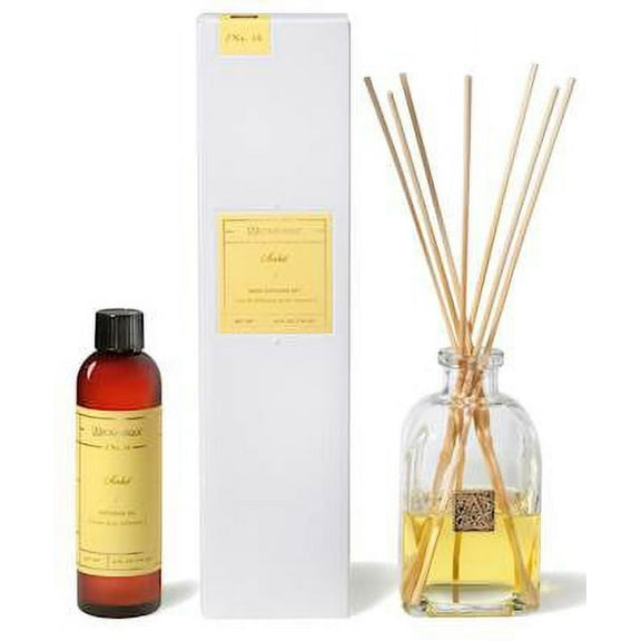 SORBET Aromatique Reed Diffuser Gift Set Square Glass Bottle with Medallion