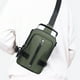 thumbnail image 5 of Mochila de pecho cruzada impermeable con bandolera | Bolsa de hombro ligera de poliéster, riñonera antirrobo con puerto de carga USB, multicompartimento, gris/negro/azul/verde, 9x5,9x1,9 pulgadas, 5 of 6