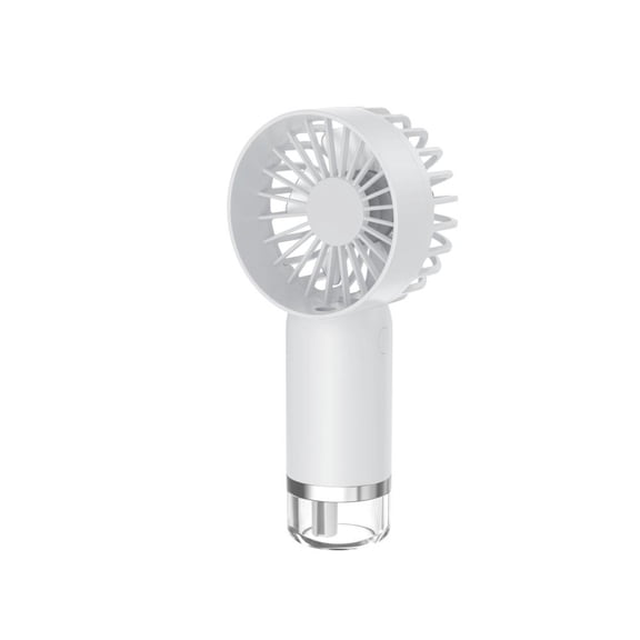 Outoloxit Handheld Misting Fan with 3-Speed Adjustment, Silent Low Noise, USB Rechargeable, Portable Mini Fan for Outdoor Summer Cooling