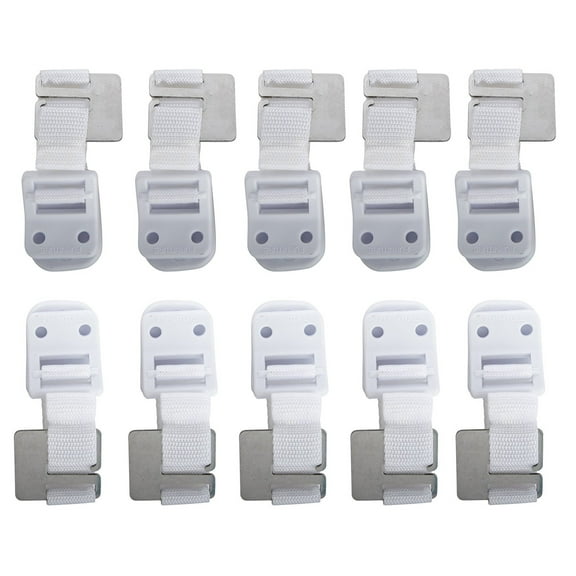 Safety 1St Safety 1St Furniture Wall Straps - 10 Straps 5634183 10 Pack (5)