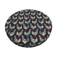 thumbnail image 6 of Uemuo Bohemian Chicken Pattern Round Bar Stool Seat Covers Washable Stool Cushion Slipcover Elastic Bar Chair Covers-12 inch, 6 of 7