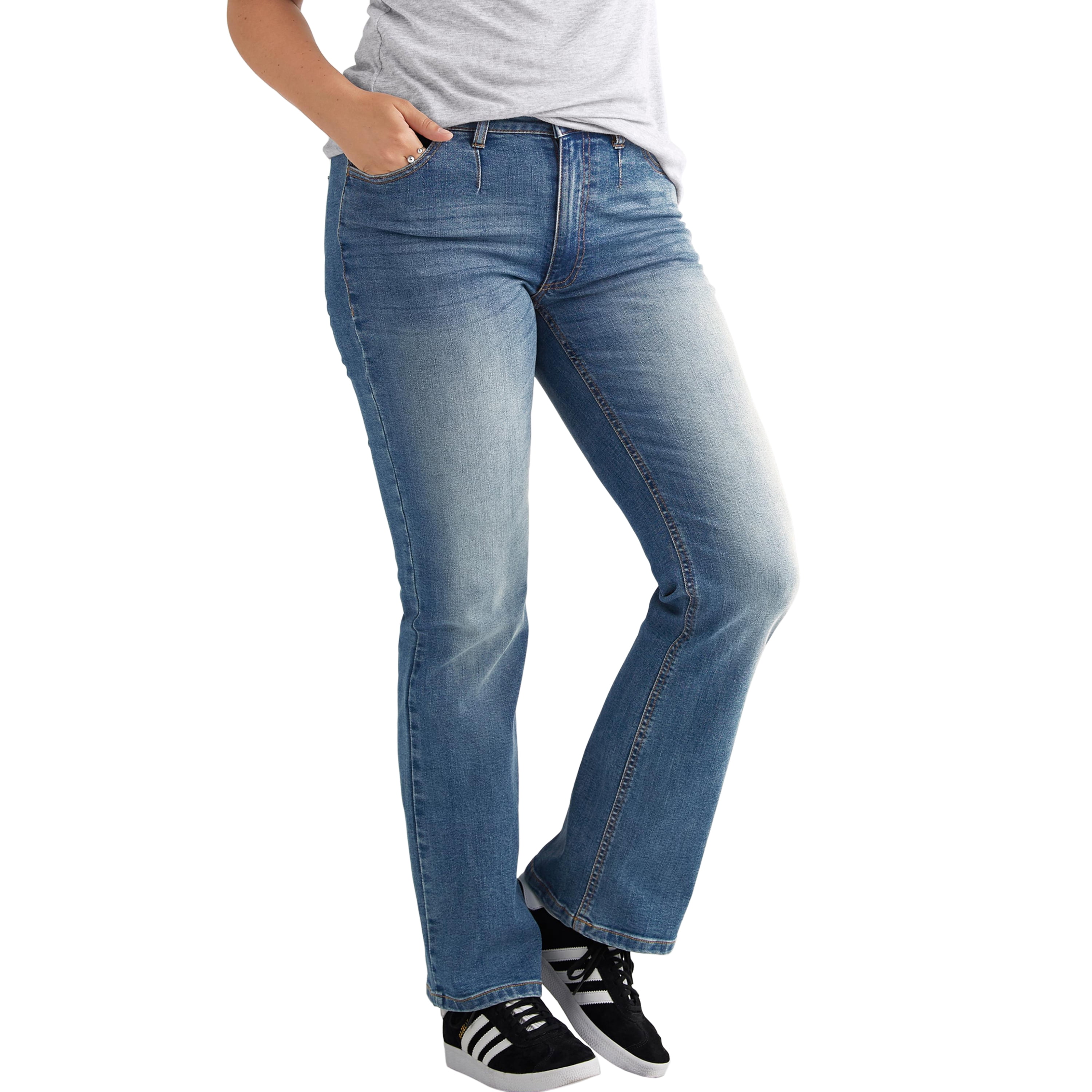 Ellos - Ellos Plus Size Bootcut Stretch Jeans - Walmart.com