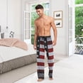 thumbnail image 7 of American Flag Ghost Pajama Pants, Men's Lounge Pants Light with Drawstring and Pockets, Christmas New Year Birthday Father's Day Gifts, X-Large, 7 of 7