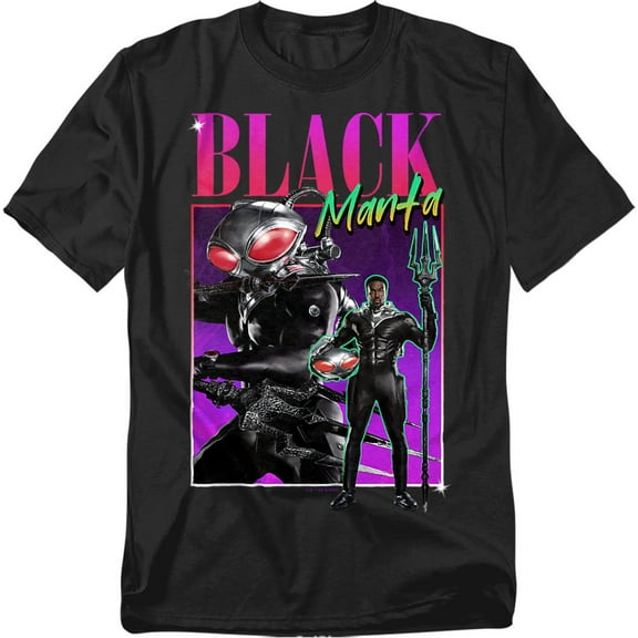 Aquaman And The Lost Kingdom T-Shirt 90'S Style Black Manta Unisex Graphic Tee For Men & Women