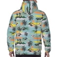 thumbnail image 7 of Lsque Hawaiian Style Pattern Casual Men's Hoodie,Hooded Sweatshirt with Kangaroo Pocket,Pullover Hoodie-Small, 7 of 7