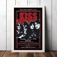 thumbnail image 1 of Póster del concierto de KISS de 1978 - Objetos de colección para fanáticos de la música - Póster de música vintage - Decoración del hogar - Arte de pared, 1 of 5