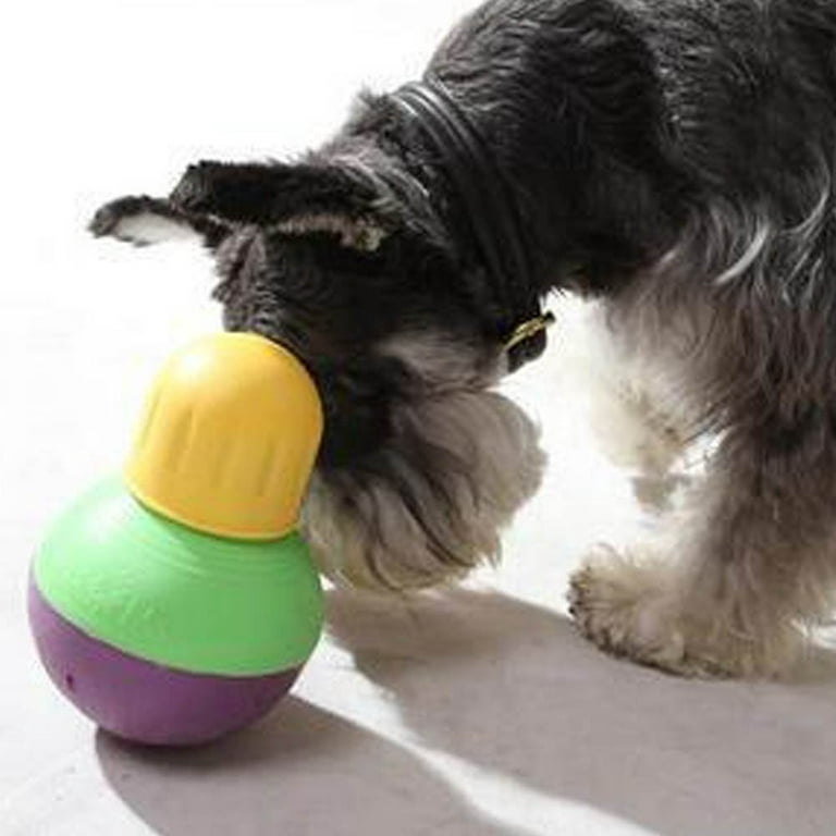 Starmark Treat Dispensing Bob-A-Lot Interactive Dog Toy, Small