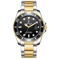 thumbnail image 1 of Reloj MASTOP para hombre, plata y oro, acero inoxidable, cua, 1 of 3