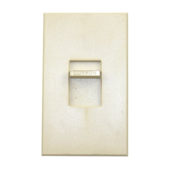 Lutron Nova N-1000-IV Incandescent Dimmer Slide-to-off - Single Pole 1000 Watt - Ivory