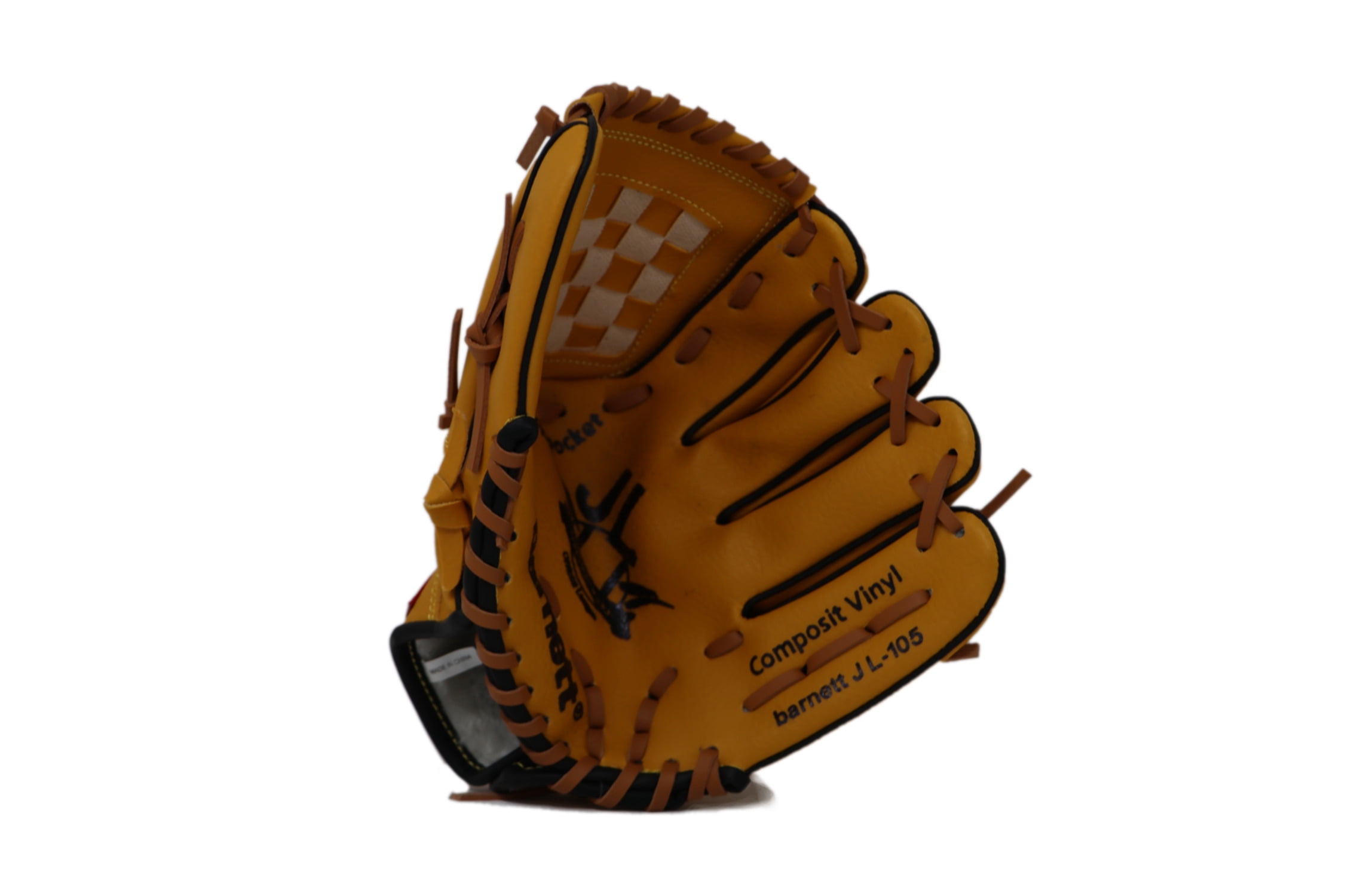 JL-105 - Baseball Glove, Outfield, Polyurethane, Size 10.5 ", Tan Color (Right Hand Throw) REG