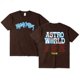 thumbnail image 1 of Camiseta de Hip Hop para hombre y mujer, camisetas de Cactus Jack, Wish You Were Here Tour, camisetas con letras estampadas, marrón, verano, nuevoBrown, 1 of 1
