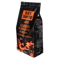 thumbnail image 3 of Mix de Carbon y Briquetas Black Diamond de Mezquite 100% Artesanal sin Quimicos 3kg, 3 of 6