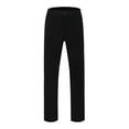 thumbnail image 1 of Pantalones casuales de pana de color liso para hombre: cintura elástica, pierna cónica, tejido cálido para la moda otoño/invierno, 1 of 7