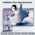 thumbnail image 3 of BENFEI HDMI to USB C Cable 6 feet 4K@60Hz, Unidirectional HDMI (Source) to USB-C (Display) Adapter for MacBook, Steam Deck, PS5/4, Nintendo Switch, AR/XR, Portable Monitors, 3 of 7