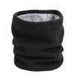 thumbnail image 2 of Visland Women Men Neck Gaiter Scarf, Fashion Casual Solid Color Double Layers Thick Soft Cozy Knitted Plush Lined Winter Neck Warm Circle Loop Neckwear for Outdoor Cycling Skiing, 2 of 8