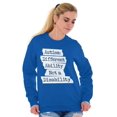 thumbnail image 3 of Autism Different Disability Awareness Sweatshirt for Men or Women Brisco Brands L, 3 of 6