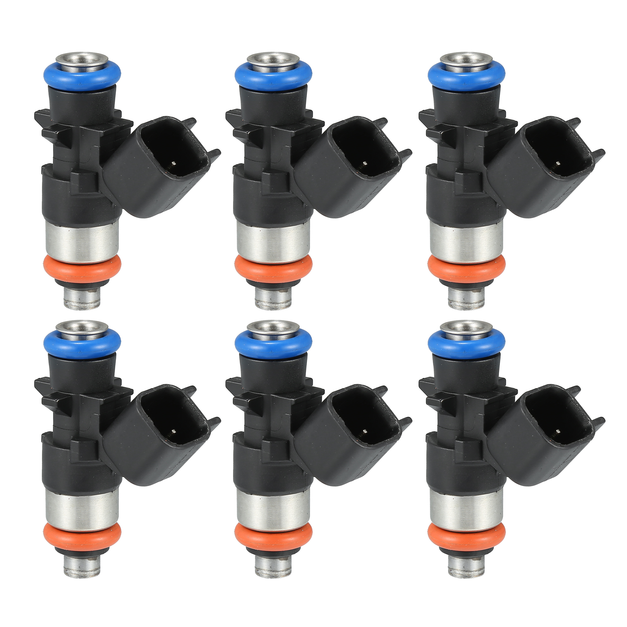 Auto Injector Flow Matched Fuel Injectors Set Of 6 - Compatible With ...