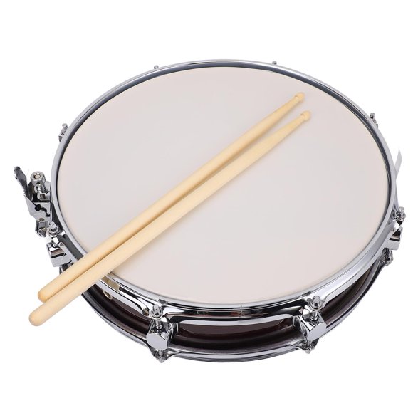 Snare Drum Stainless Steel Marching School Band Snare Drum Kit with Drumsticks for Practice Performance