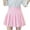 Pink, variant on Vedolay Skirts Women's Lace Up High Waist Ruffled A Line Pleated Short Skirt,Navy XXL