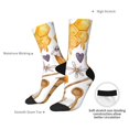 thumbnail image 4 of KLL Honey Bee Set Print Cool Socks Men's Women's Crew Socks Funny Crazy Novelty Stockings, 4 of 6
