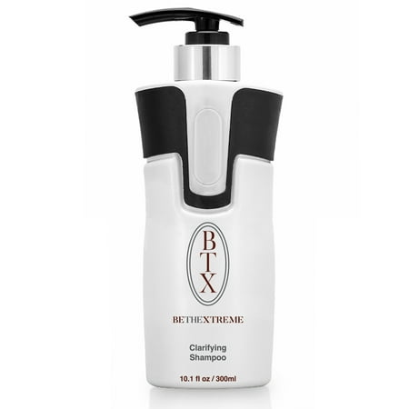 Keratin Cure BTX Brazilian Be The Xtreme 10 oz Clarifying Shampoo Deep Cleansing Best REAL results Anti-Residue moisturizing hair ingredients Lightweight & non (Best Cleansing Conditioner 2019)