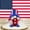 A, variant on VALSEEL 4th of July Decorations American Independence Day Knitted Top Hat Figure Ornaments Cute Dwarf Faceless Old Man Doll Ornaments Keepsake Christmas Ornament