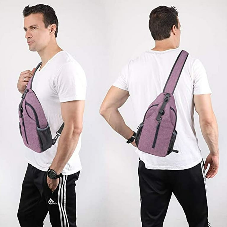 Waterproof Sling Bag Crossbody Backpack for Men Women Sling