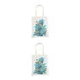 thumbnail image 1 of Moyic Bolsa de lona para pintar, bolsa de compras, reutilizable, de larga duración, multiusos, accesorios exquisitos para mujer, 008-2835 008-28*35 2piezas, 1 of 6