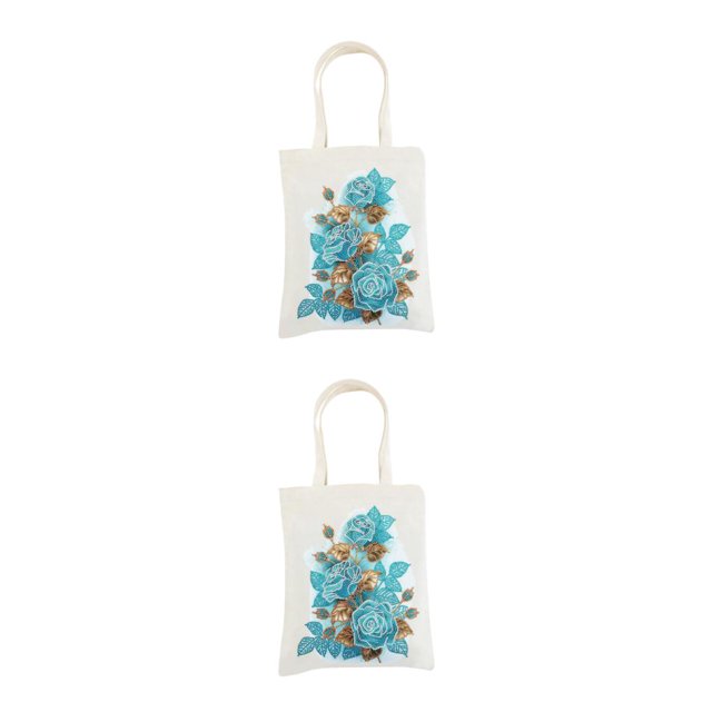 Moyic Bolsa de lona para pintar, bolsa de compras, reutilizable, de larga duración, multiusos, accesorios exquisitos para mujer, 008-2835 008-28*35 2piezas