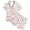 Light Pink, variant on HNMKIU Girls Printed Short Sleeve Button Down Pajama Set with Matching Shorts Comfortable Sleepwear Outfit Light Pink,6-7 Years