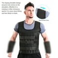 thumbnail image 3 of Weighted 8kg Weighted Workout Vest Exercise Training Vest Steel Plates Fitness Training Running Weight Vest, 3 of 5