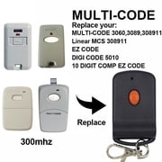 10 Digit Pins EZ Code Digi-Code MultiCode 308911 Gate Remote Control Garage
