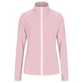 thumbnail image 6 of Craaazy Womens Full Zip Sun Protective Jacket High Neck Raglan Sleeve UPF 50+ Athletic Topss With Side Pockets Gifts, 6 of 7
