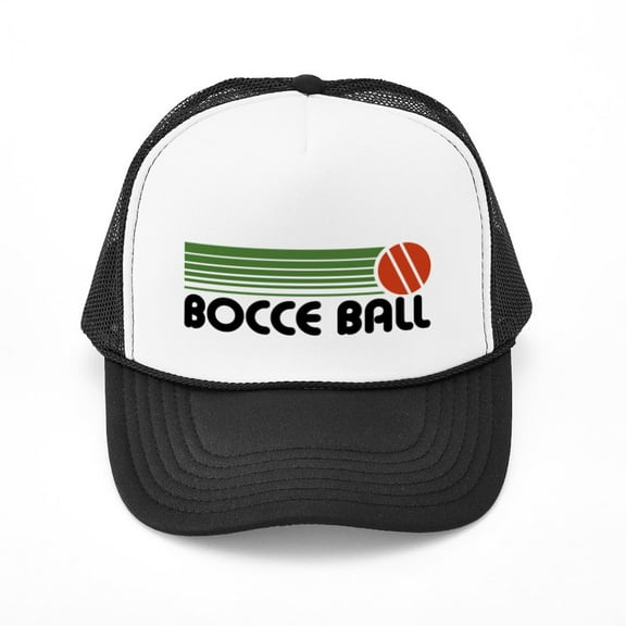 CafePress - Bocce Ball - Adjustable Unisex Printed Trucker Hat with Mesh Back