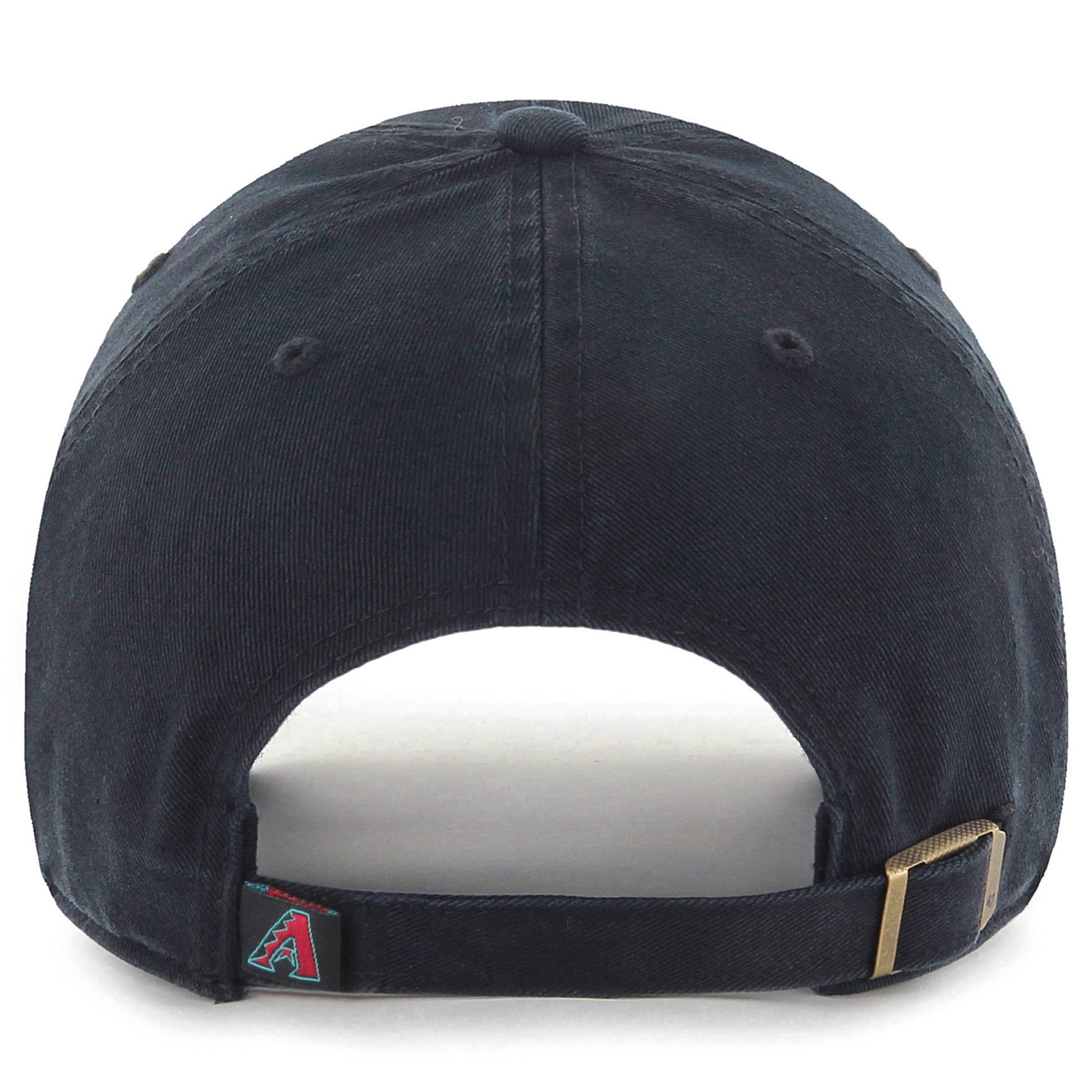 Youth '47 Black Arizona Diamondbacks Team Logo Clean Up Adjustable Hat
