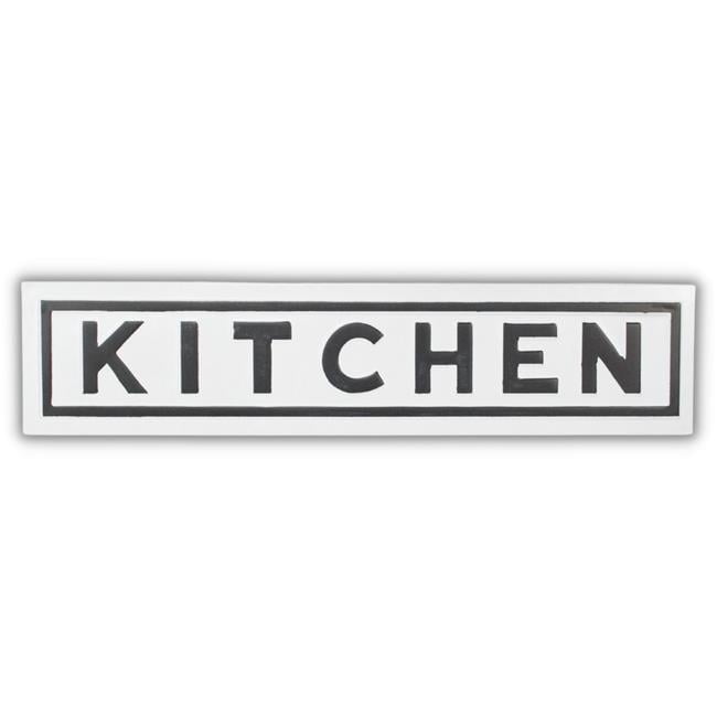 Cheungs 5000RWT Callo Horizontal Kitchen Sign, White