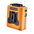 thumbnail image 2 of Mini ventilador portátil de cinturón con 5 velocidades, ventilador personal para exteriores naranja, 2 of 9
