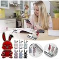 thumbnail image 2 of 3pcs Foldable Bunny Phone Bracket, Cute Rabbit Phone Stand, Bunny Stand Phone Holder, Gifts for Birthday, Easter, Mother's Day, 2 of 5