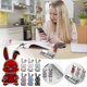 thumbnail image 2 of 3pcs Foldable Bunny Phone Bracket, Cute Rabbit Phone Stand, Bunny Stand Phone Holder, Gifts for Birthday, Easter, Mother's Day, 2 of 5